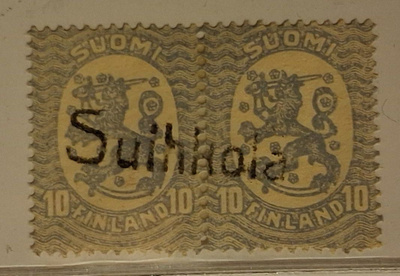 Rivileima: Suihkola 1925 10p B W1 (401)