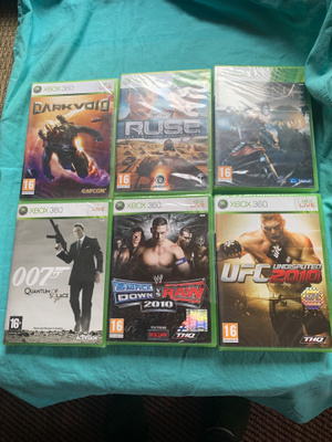 Xbox360 pelit 6 kpl uudet