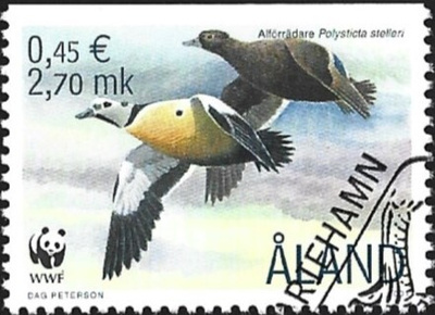 Åland 2001 ÅV 9 Allihaahka  2,70 mk EP leima LaPe 183