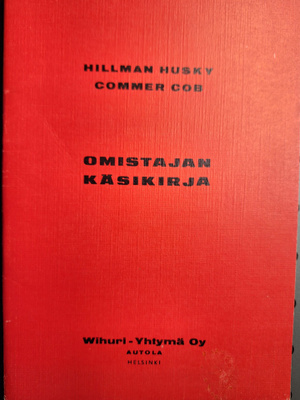 Hilman Husky  Commer Cob Omistajan käsikirja