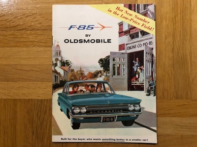 Esite Oldsmobile F-85 vuodelta 1961