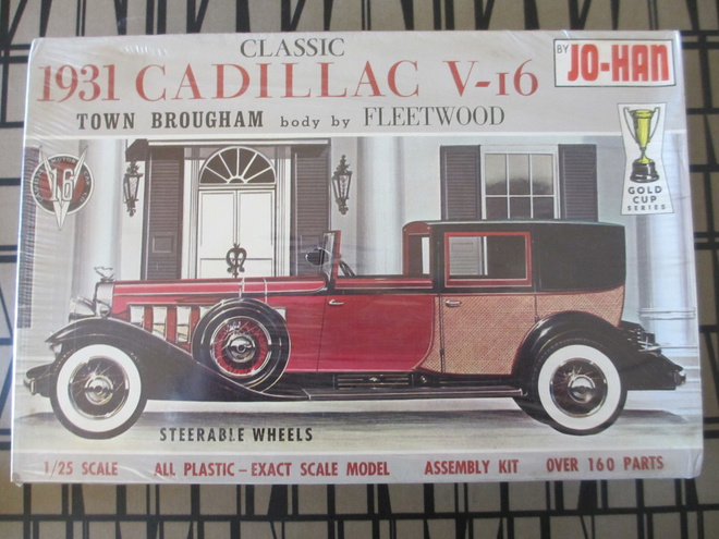 Pienoismalli. 1/25 JoHan 1931 Cadillac Town Brougham