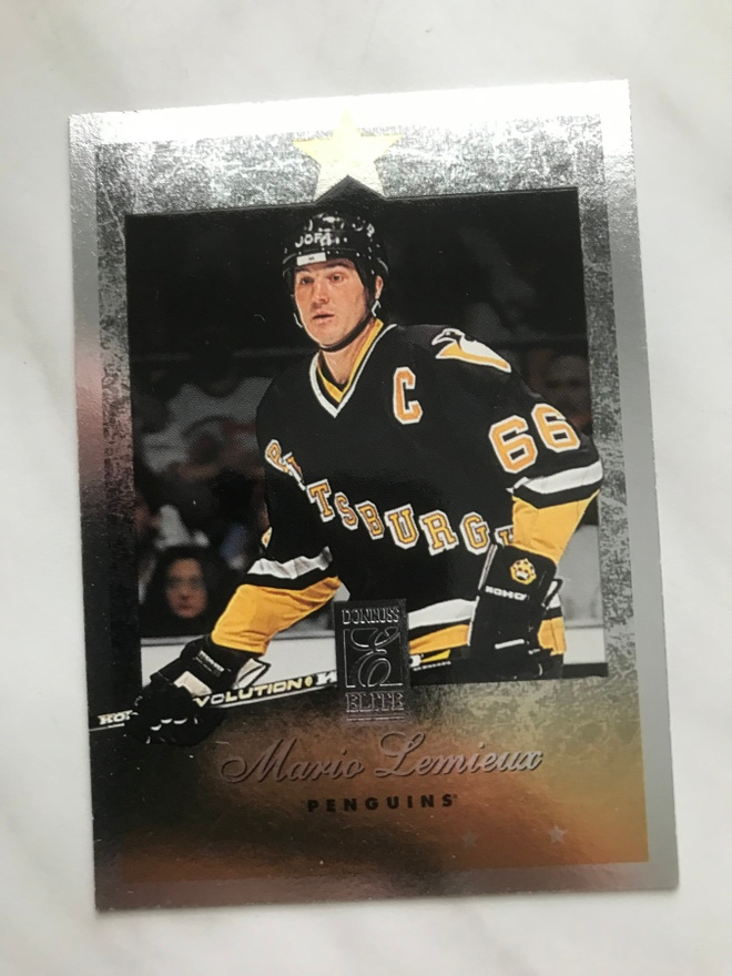 1996-97 Donruss Elite Mario Lemieux #66