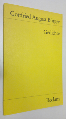 Gottfried August Burger : Gedichte