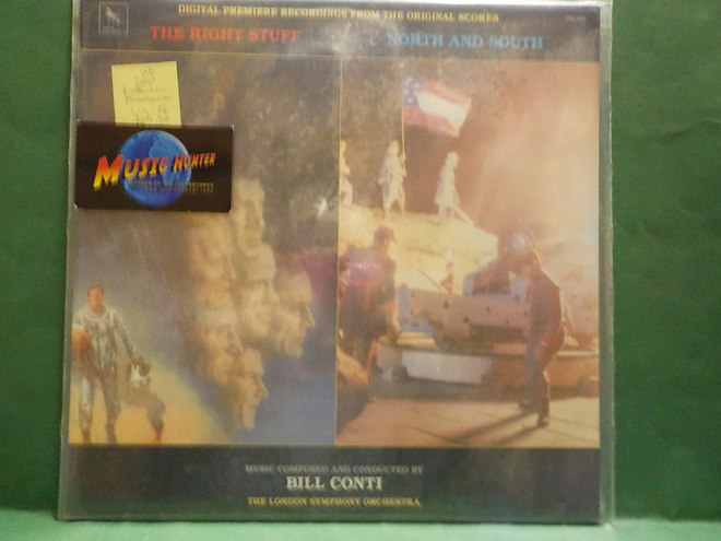 BILL CONTI - THE RIGHT STUFF/NORTH AND SOUTH UUSI "SS" LP
