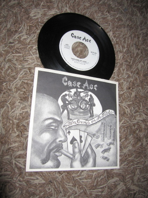 7" single CASE ACE Ten Grands on the Table ( eritt hyväk,,