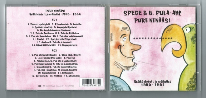 Spede & G. Pula-aho Pure nenääs! tupla cd
