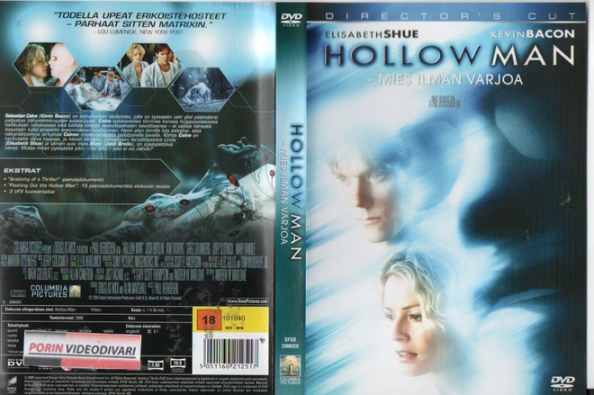 Hollow Man-Mies Ilman Varjoa (Dir.cut)	(19 191)	k	-FI-	DVD