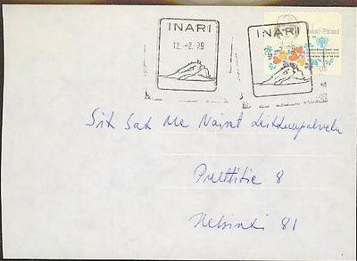 INARI matkailuleima kuorella 1979