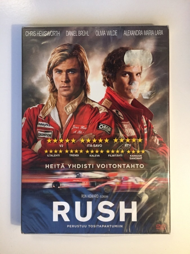 Rush (2013) Perustuu Tositapahtumiin (DVD) UUSI