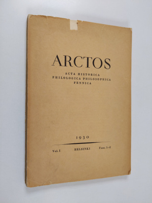 G. Suolahti ym. : Arctos - acta historica, philologica, p...
