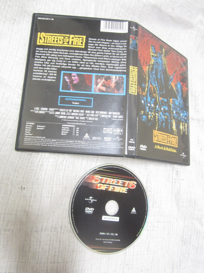 STREETS OF FIRE - LIEKEHTIVÄT KADUT DVD