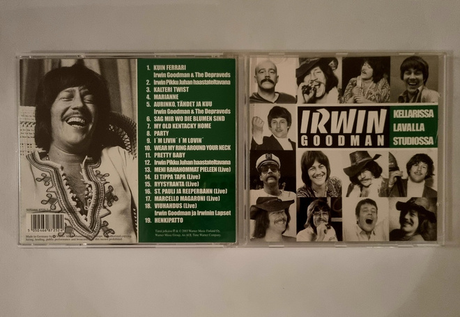 IRWIN GOODMAN: KELLARISSA LAVALLA STUDIOSSA CD