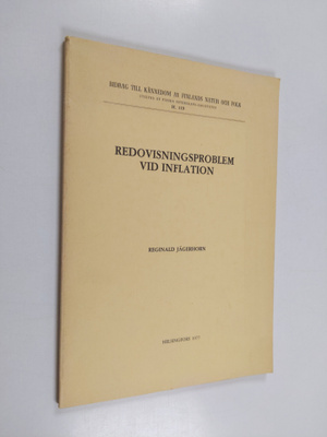 Reginald Jägerhorn : Redovisningsproblem vid inflation