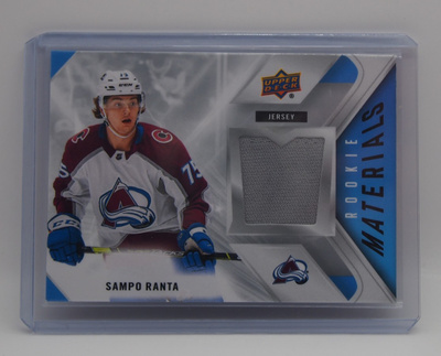 2021-22 Upper deck Rookie materials Sampo Ranta