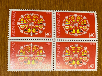 JOULU 1,40MK 1988 NELIÖ**