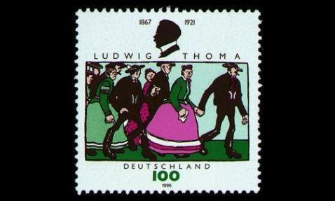 Saksa 1870 ** Ludwig Thoma, kirjailija (1996)