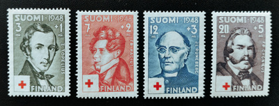 1948 Punainen Risti - postituore sarja **