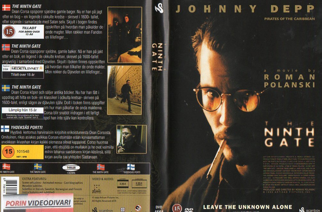 Yhdeksäs Portti	(5 803)	K	-FI-	DVD	nordic,		johnny depp	1999