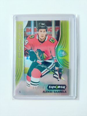 Aleksi Saarela 19-20 Synergy Green Rookie /199