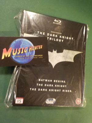 BATMAN - THE DARK KNIGHT TRILOGY 5x BLU-RAY (W) +