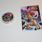 Red sonja 50 anniversary gold coin - pikkukuva 1