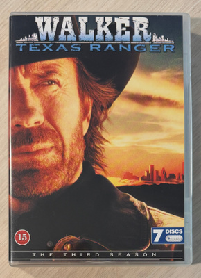 Walker, Texasista: Kausi 3 (1995-96) Chuck Norris (7DVD)