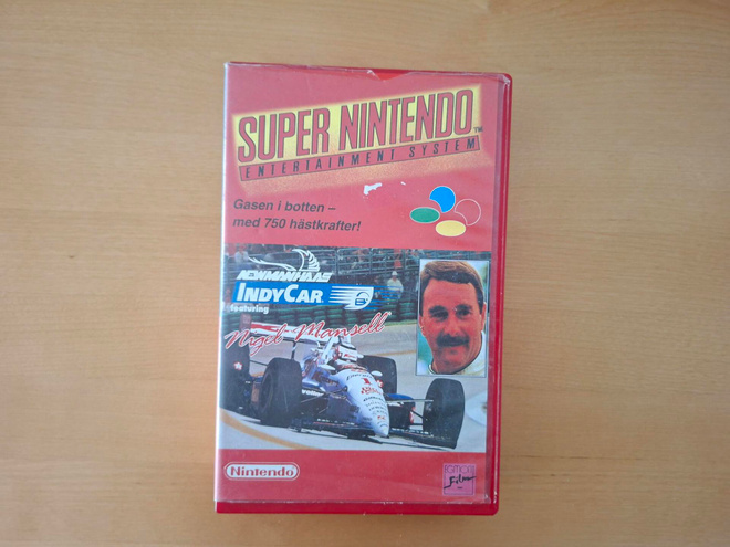 Indy Car Nigel Mansell / Super Nintendo -peli