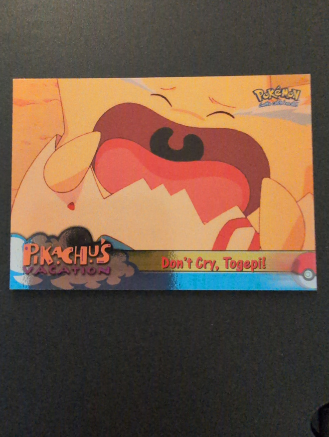 Dont cry togepi foil Pokemon Topps