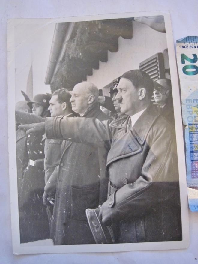 VANHA Valokuva Natsi Saksa Olympia 1936 Hitler Höss ym