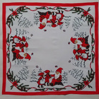 Retro joululiina 75 cm x 73 cm puuvillaa - pikkukuva 3
