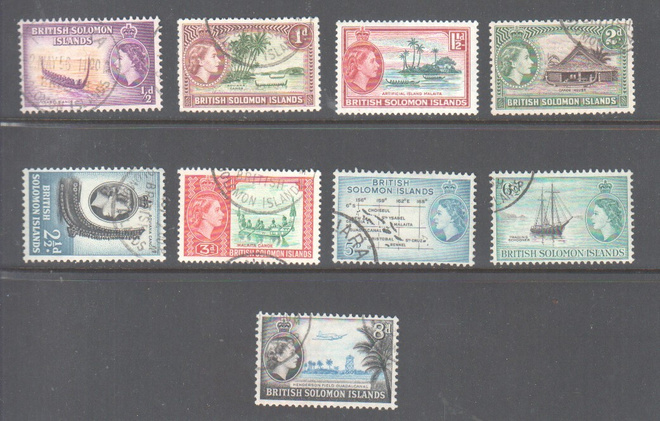 Solomonsaaret 1956 täysi sarja