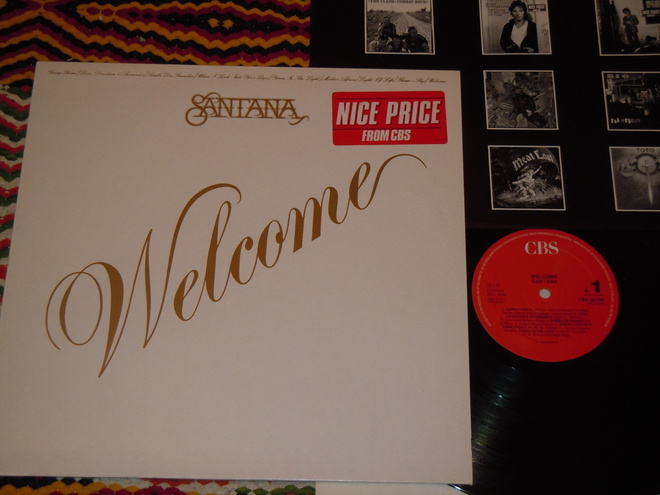 SANTANA - Welcome - LP 1986 jazz rock EX