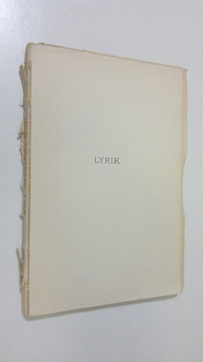 Jacob Tegengren : Lyrik