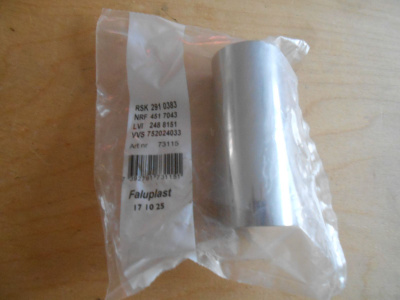 Faluplast Falu Vulk 32 mm kromattu pistoyhde (liitosmuhvi)