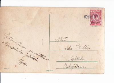 VANHA Postikortti Karsby Rivileima 1900-luku