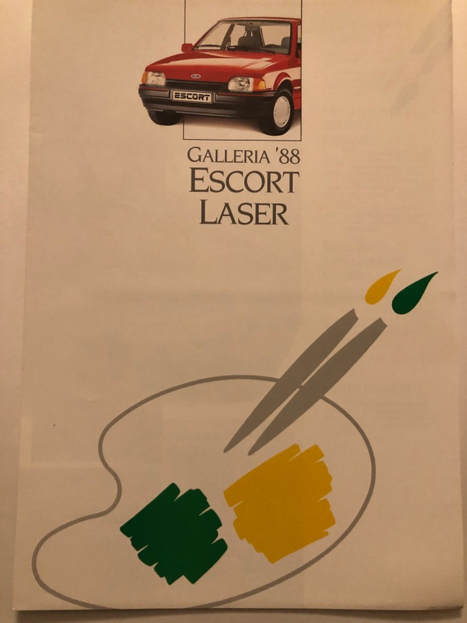 Myyntiesite - Ford Escort Laser - 1988