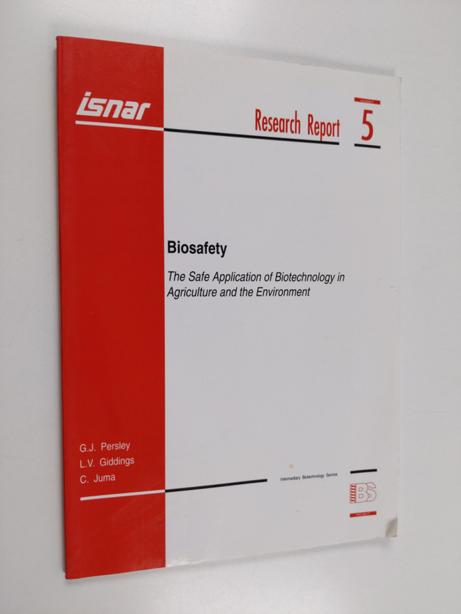 G. J. Persley : Biosafety : the safe application of biote...