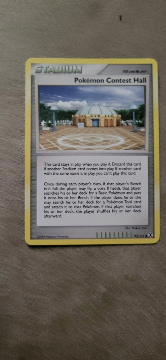 Pokemon Contest Hall 93/111, Rising Rivals 2009, card