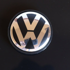 Volkswagen vannekeskiöt – Kromi-Musta – 56mm (4kpl sarja) - pikkukuva 3