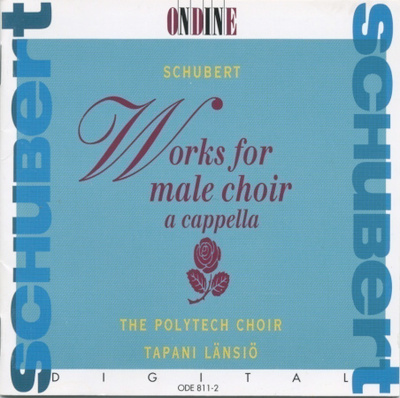 SCHUBERT / PK: Mieskuorolauluja a cappella – MINT CD 1993
