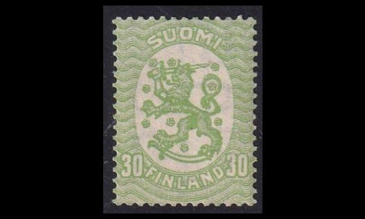 114BW1 ** M-17 30p B W1 (1925)