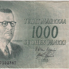 1000 Markkaa 1955 N-sarjaa, kl.4 - pikkukuva 1