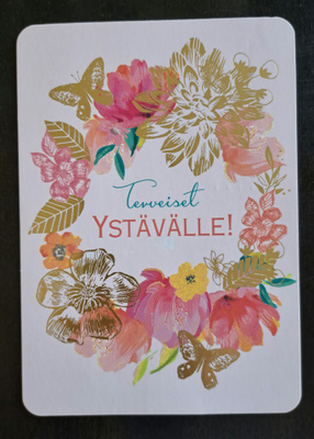 Luise Tiler design: Ystävälle kukkakranssi, kulkenut 2016