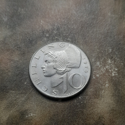 Itävalta 10 schilling 1975