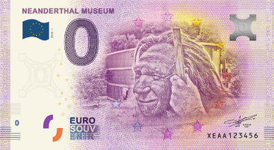 *0-EURO*SAKSA 2018*NEANDERTHAL MUSEUM*AITO EURO-SETELI*