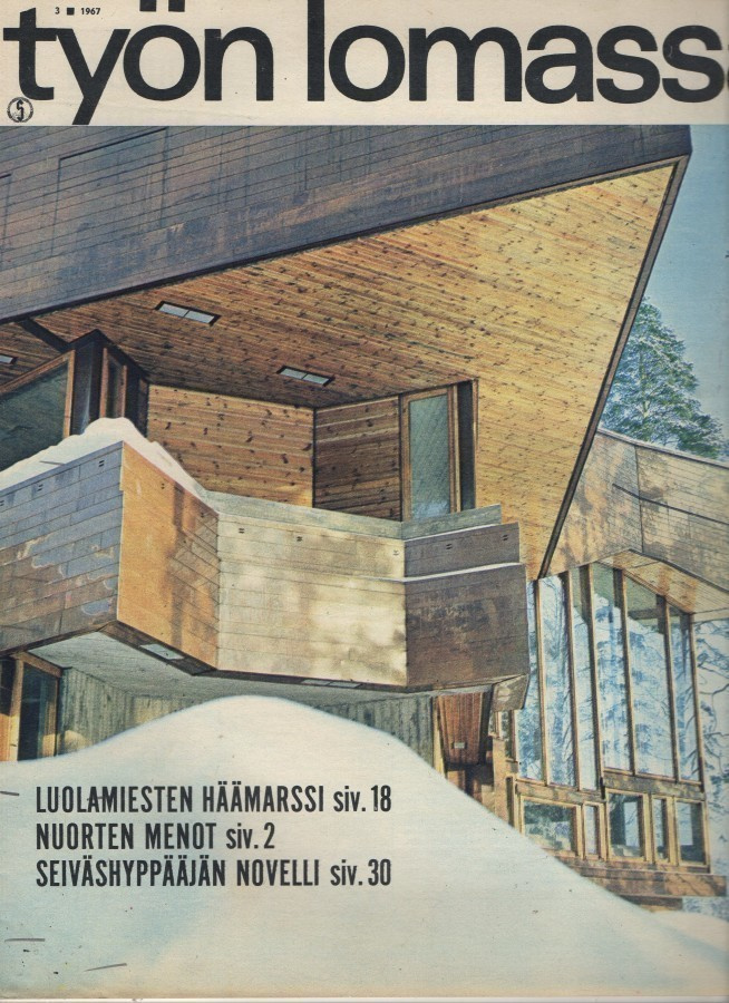 Työn lomassa n:o 3 1967 Eeles Lanström. Franz-Josef Straus.