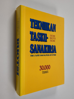 Jyrki K. Talvitie : Tekniikan taskusanakirja : suomi-ruot...