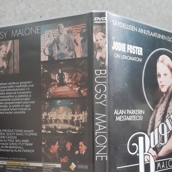 Bugsy malone dvd,jodie foster,alan parker