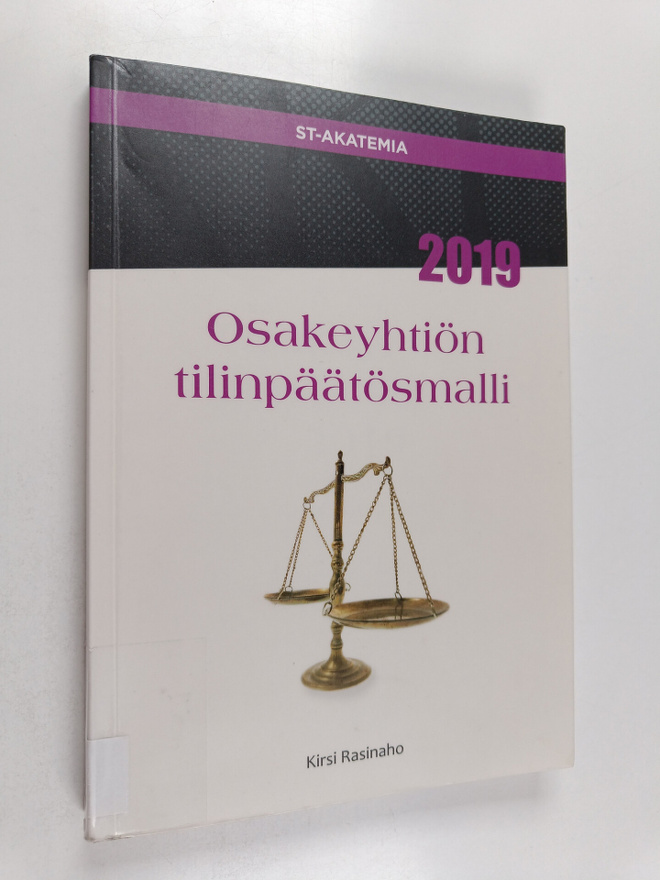 Kirsi Rasinaho : Osakeyhtiön tilinpäätösmalli 2019